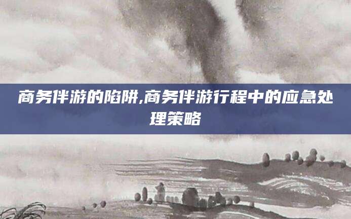 陵水商务伴游的陷阱,商务伴游行程中的应急处理策略